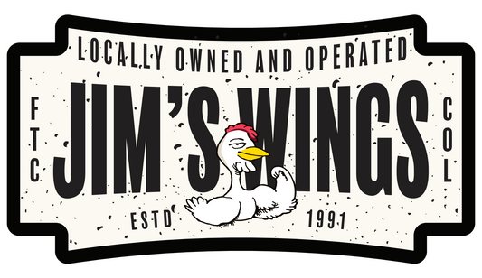 Jim's Wings Sticker