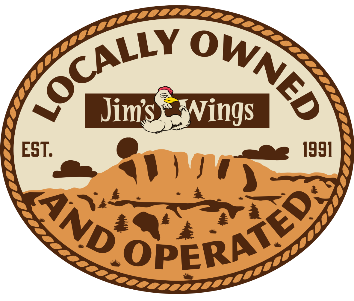 Jim's Wings Sticker
